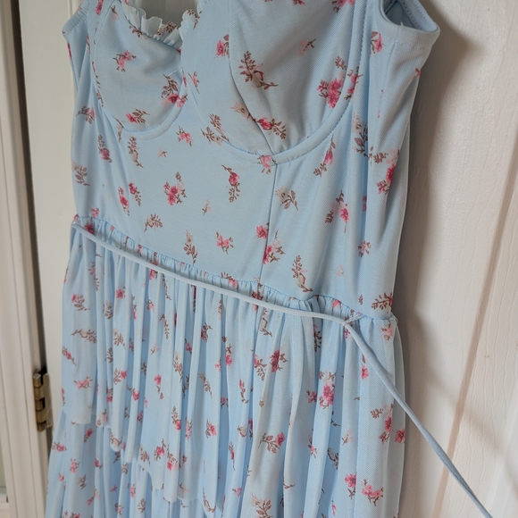 Floral Tiered Maxi Dress - Picture 2 of 11